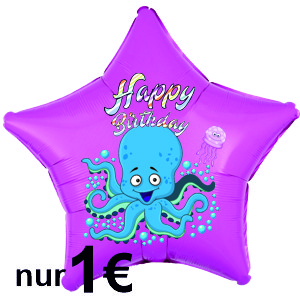 1-Euro-Ballon-Happy-Birthday-Oktopus-Geschenk-zum-Geburtstag