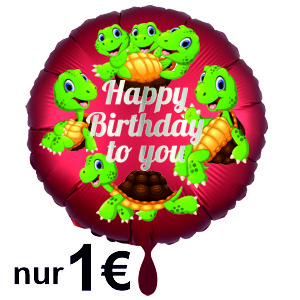 1-Euro-Ballon-Happy-Birthday-Schildkroeten-Geschenk-zum-Geburtstag