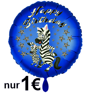 1-Euro-Ballon-Happy-Birthday-Zebra-Geschenk-zum-Geburtstag