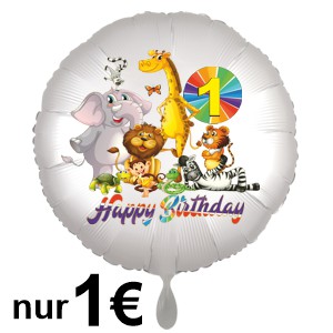 1-Euro-Ballon-Zootiere-Geschenk-zum-1.-Geburtstag