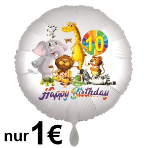 1-Euro-Ballon-Zootiere-Geschenk-zum-10.-Geburtstag