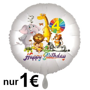 1-Euro-Ballon-Zootiere-Geschenk-zum-4.-Geburtstag