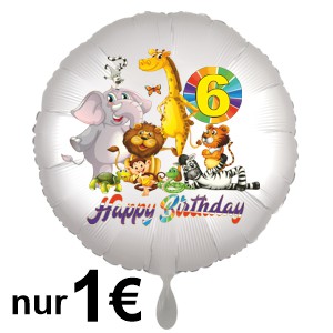 1-Euro-Ballon-Zootiere-Geschenk-zum-6.-Geburtstag